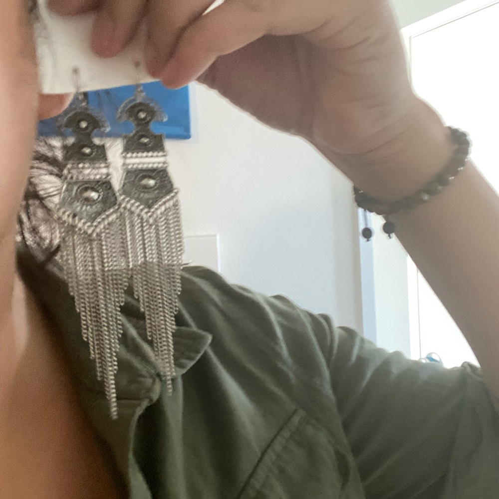 Free people silver Roxanna Earrings - Picture 4 of 4